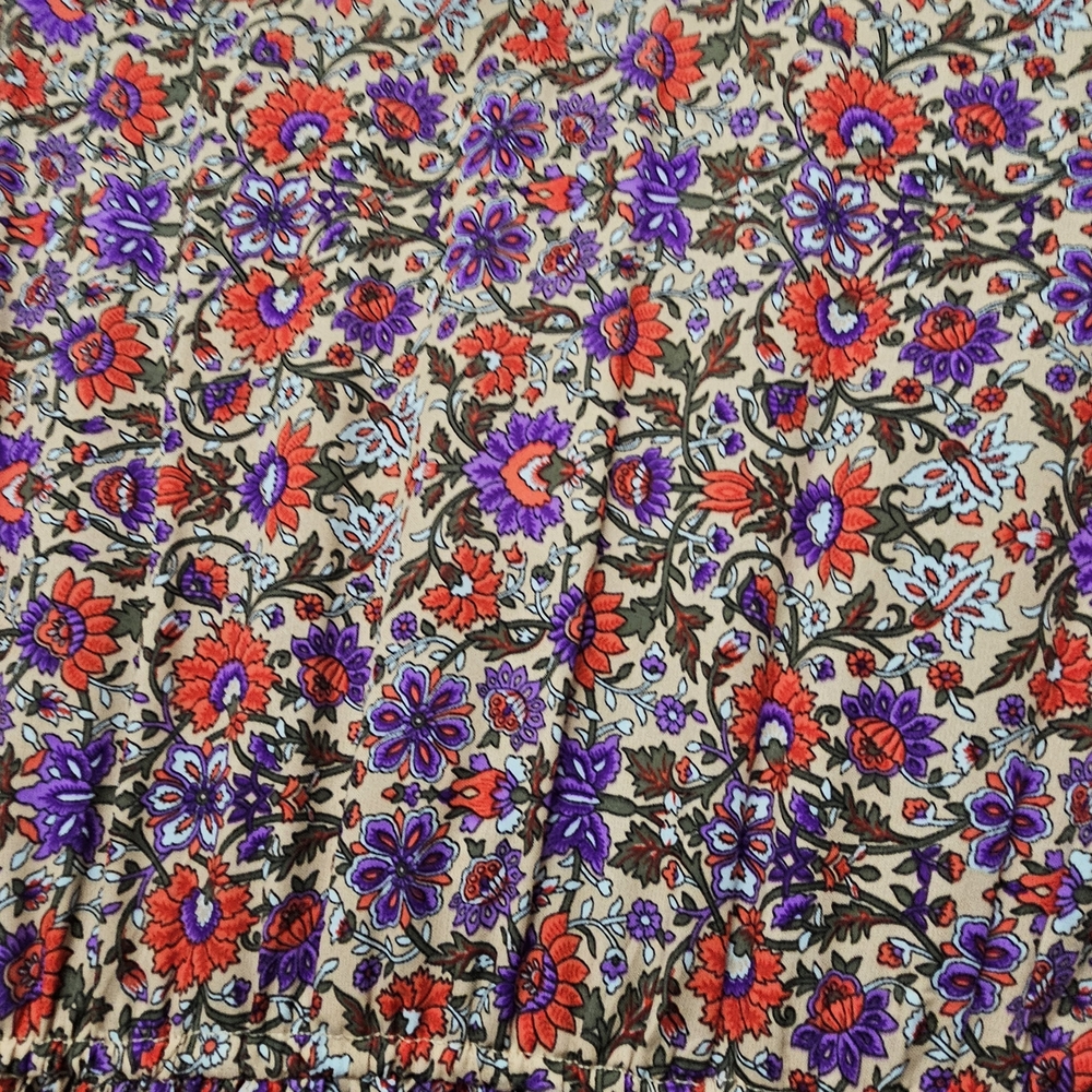 Floral Maxi Dress with Bell Sleeves - Picture 6 of 7